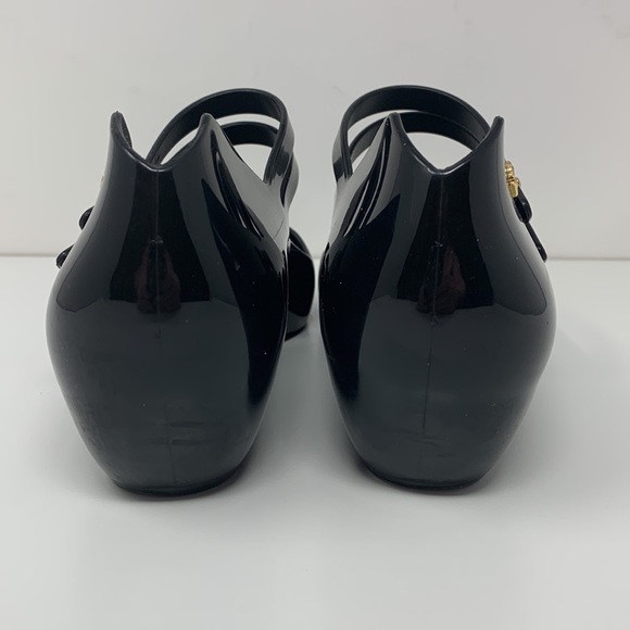Karl Lagerfeld x Melissa black jelly shoes 8 US - Picture 8 of 11